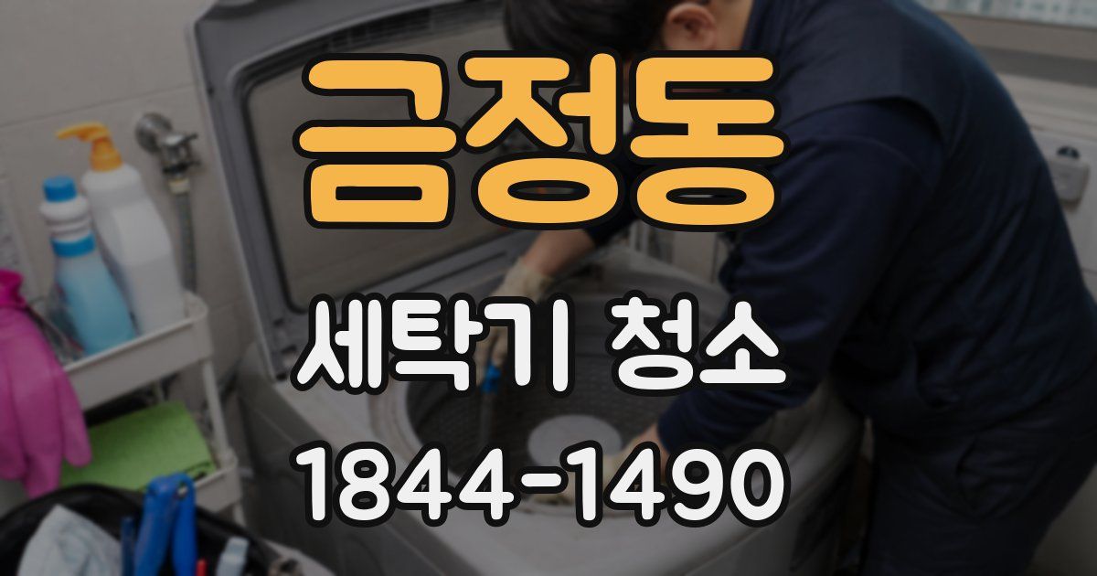 금정동 세탁기 청소