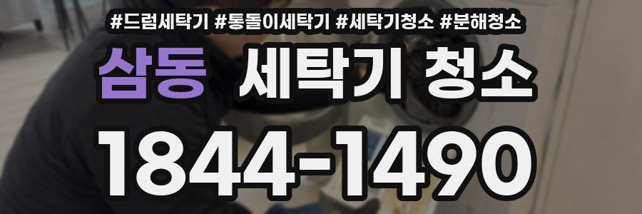 삼동 세탁기 청소