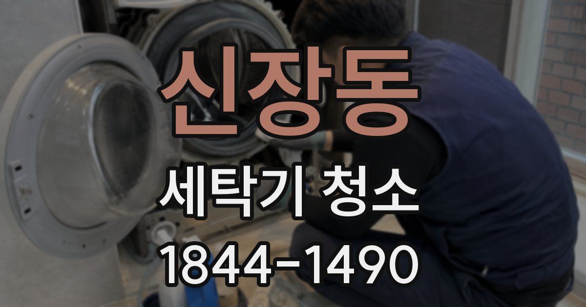 신장동 세탁기 청소