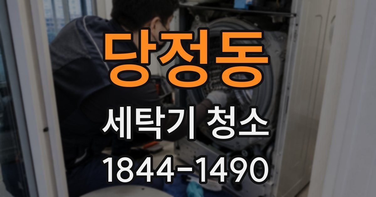 당정동 세탁기 청소
