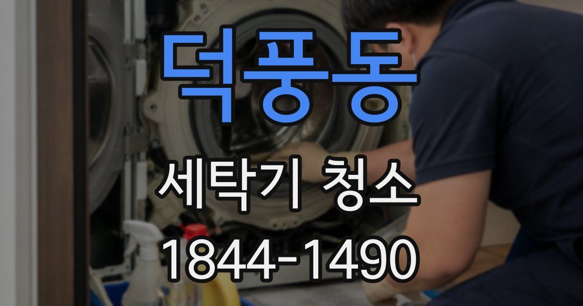 덕풍동 세탁기 청소