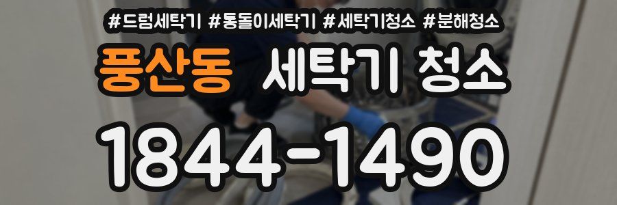 풍산동 세탁기 청소
