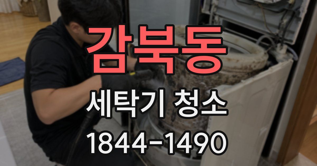 감북동 세탁기 청소