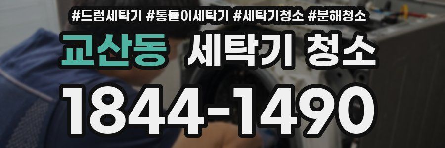 교산동 세탁기 청소