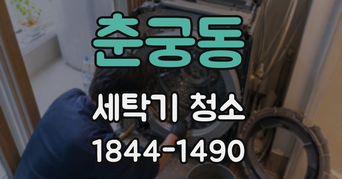 춘궁동 세탁기 청소