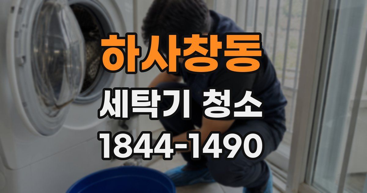 하사창동 세탁기 청소