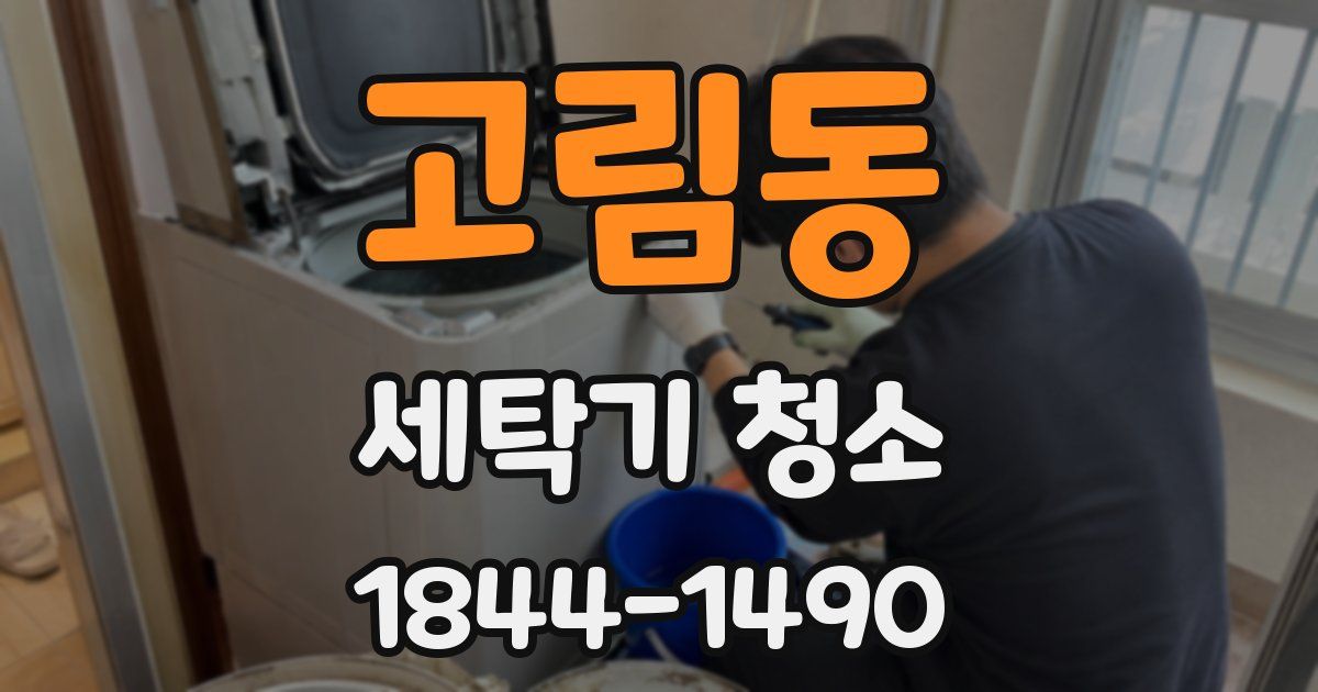 고림동 세탁기 청소