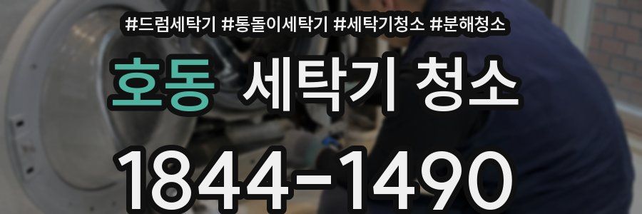 호동 세탁기 청소