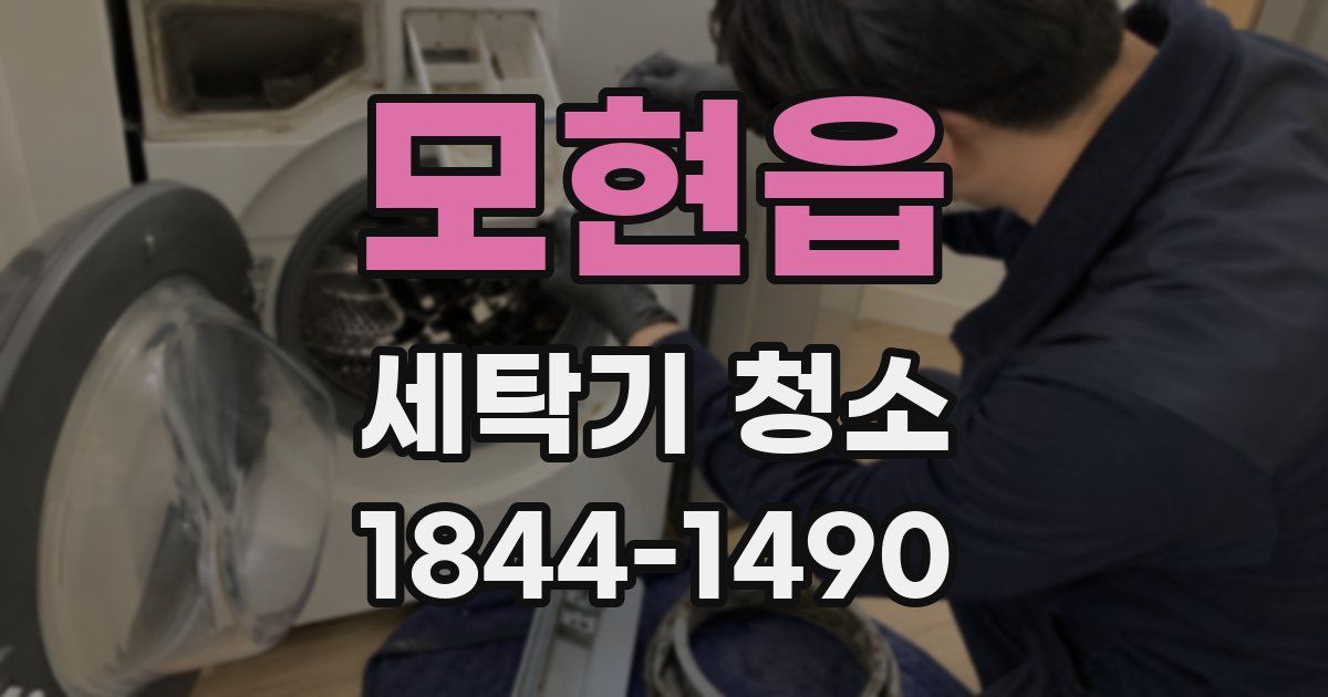 모현읍 세탁기 청소