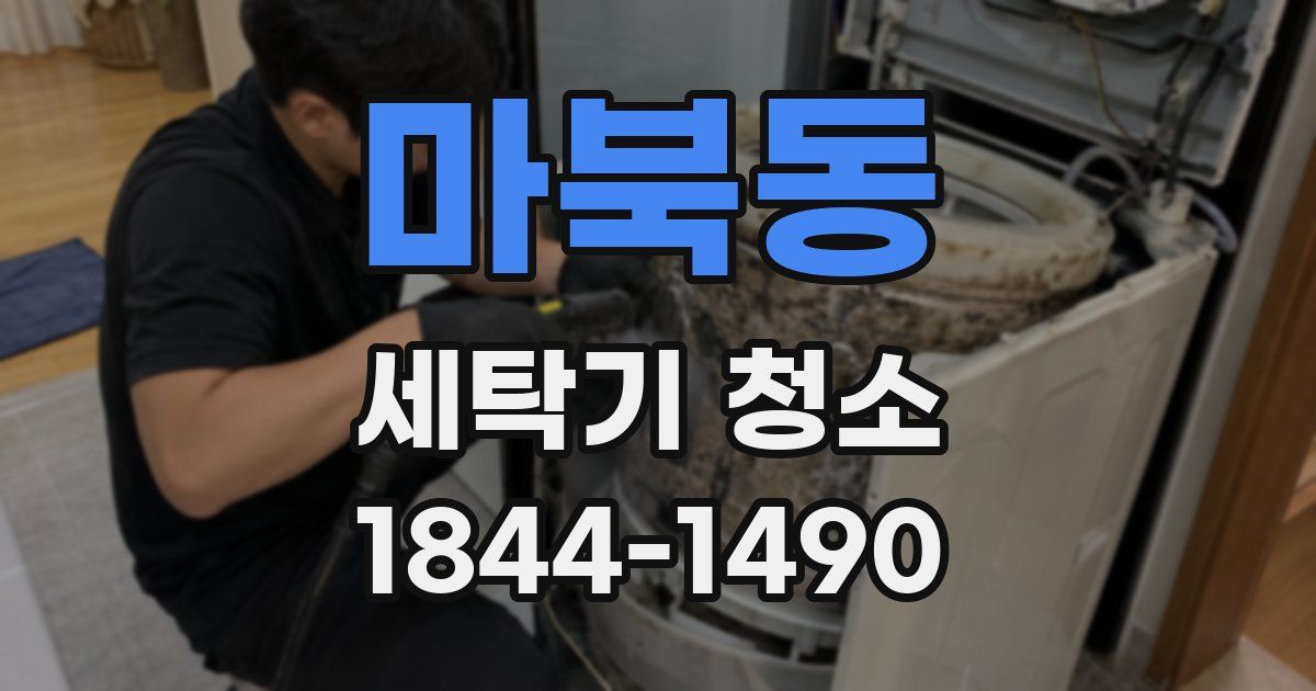 마북동 세탁기 청소