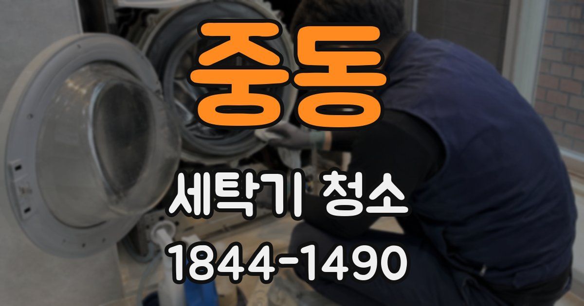 중동 세탁기 청소