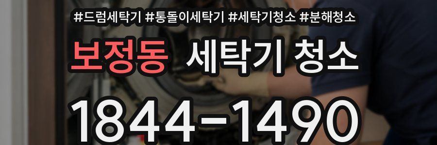 보정동 세탁기 청소