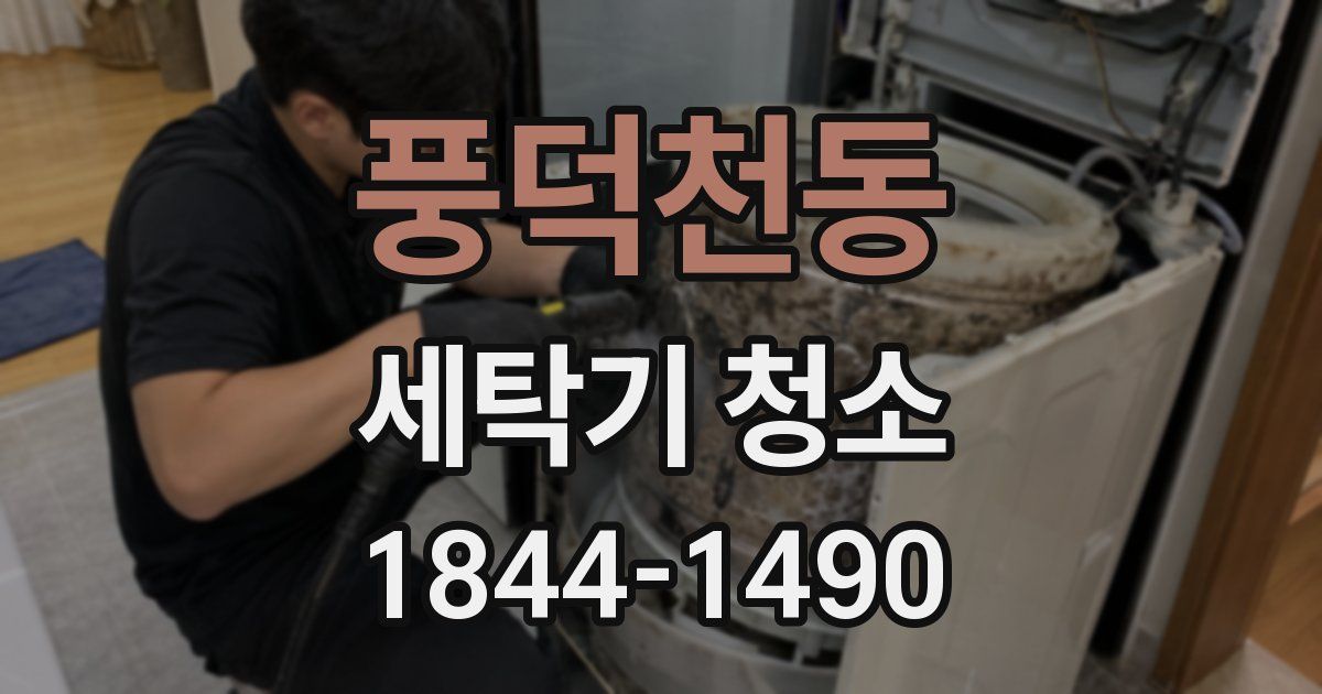 풍덕천동 세탁기 청소
