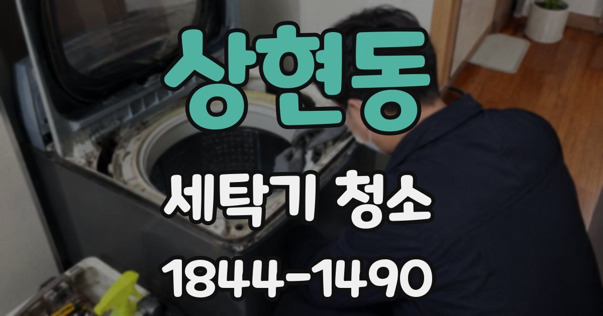 상현동 세탁기 청소