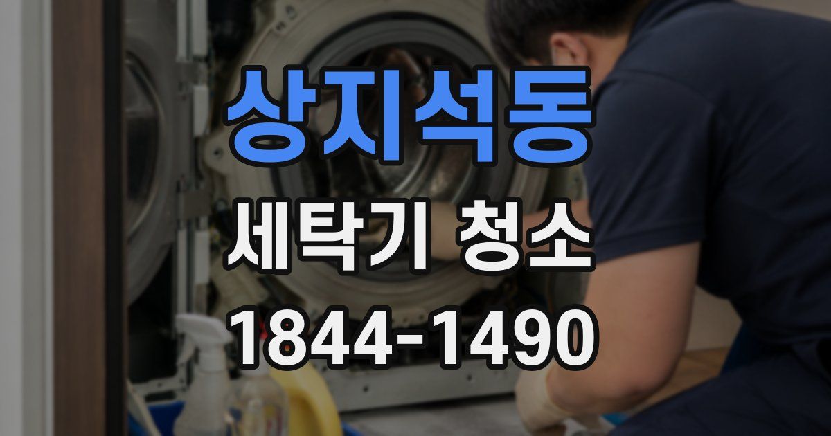 상지석동 세탁기 청소