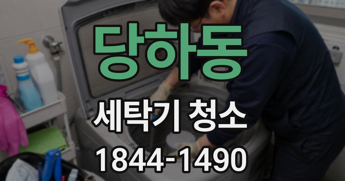 당하동 세탁기 청소