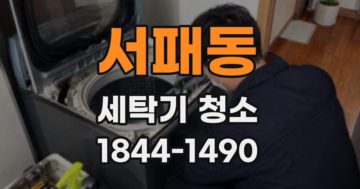 서패동 세탁기 청소