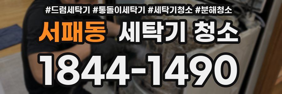 서패동 세탁기 청소