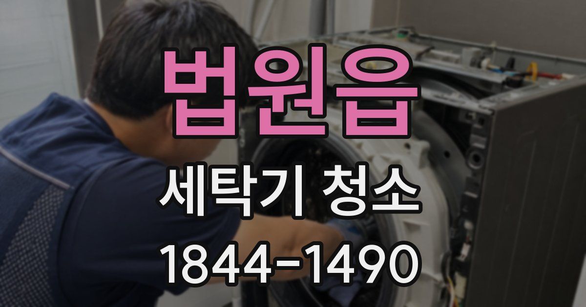 법원읍 세탁기 청소