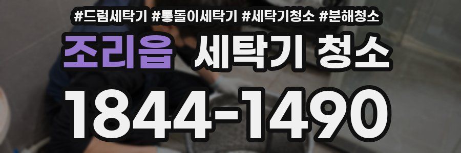 조리읍 세탁기 청소
