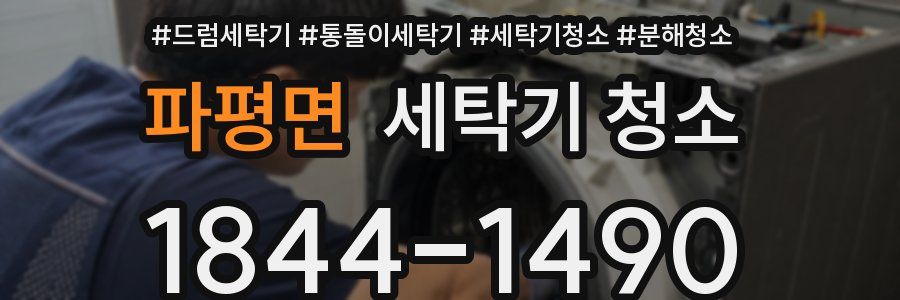파평면 세탁기 청소