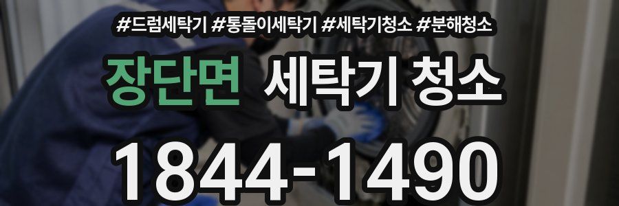 장단면 세탁기 청소