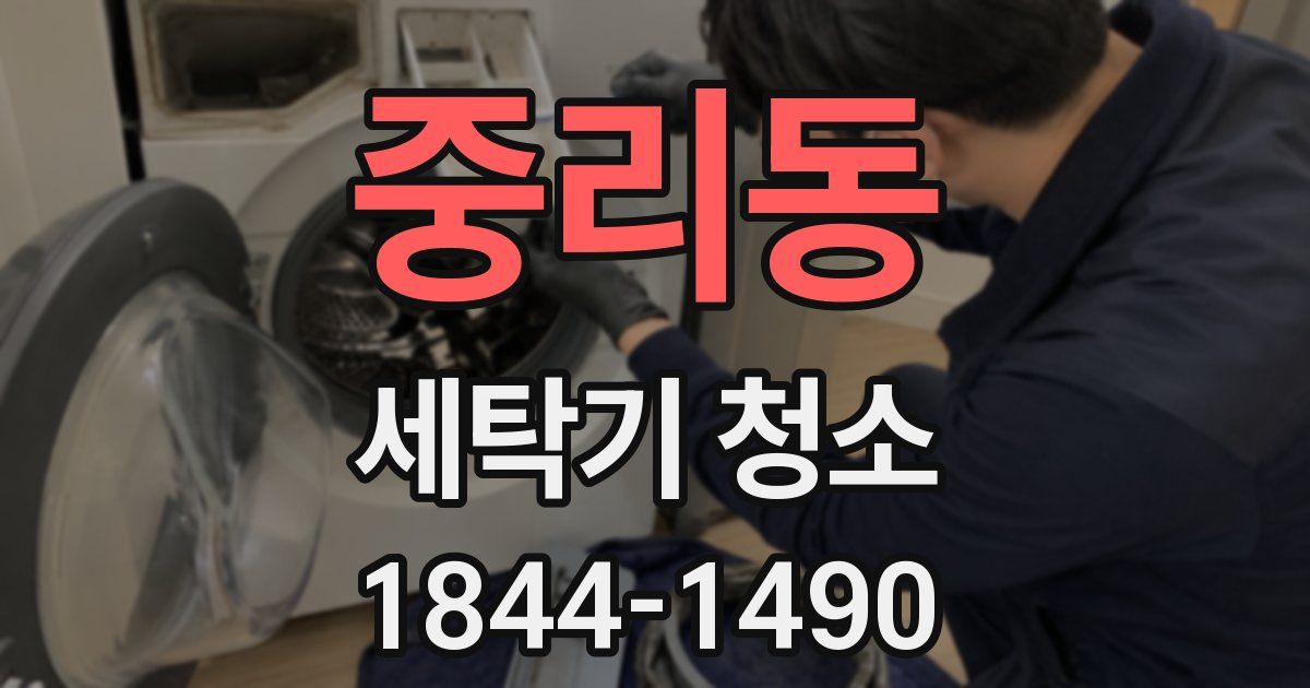 중리동 세탁기 청소