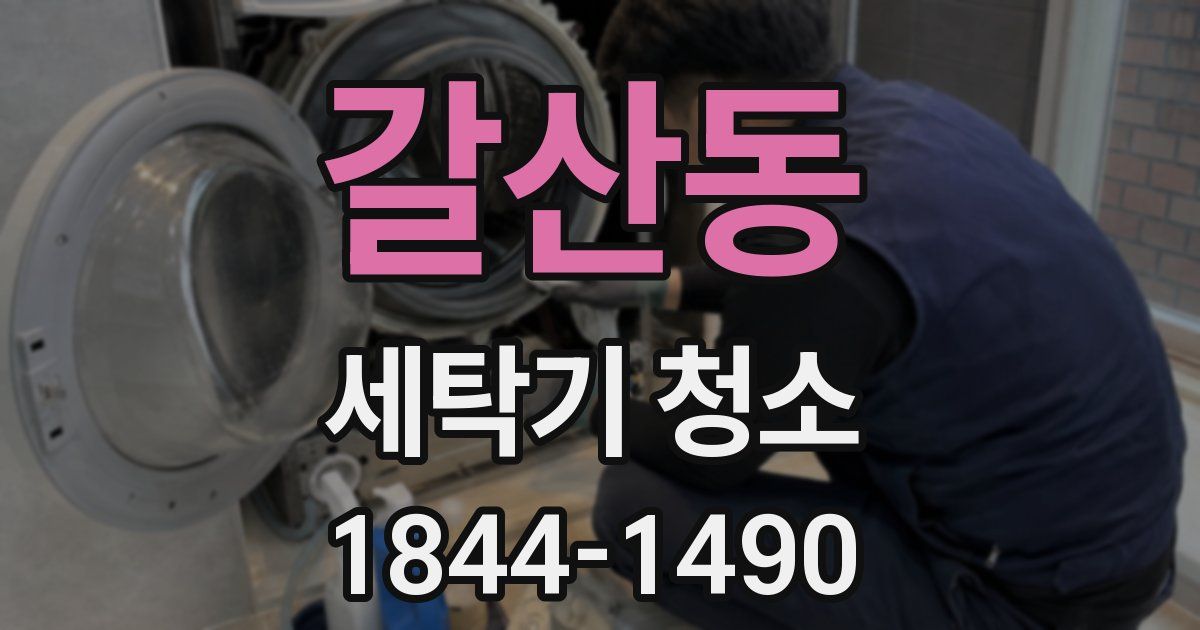 갈산동 세탁기 청소