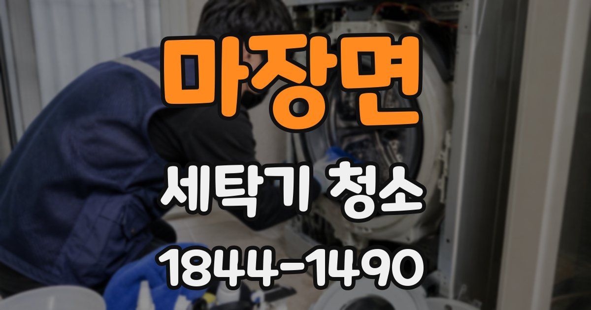 마장면 세탁기 청소