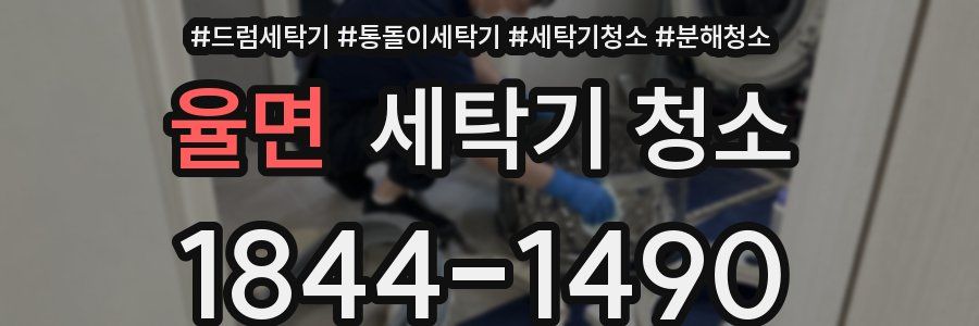 율면 세탁기 청소