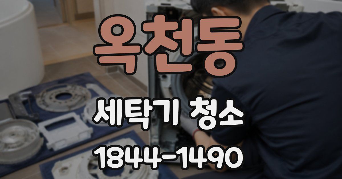 옥천동 세탁기 청소