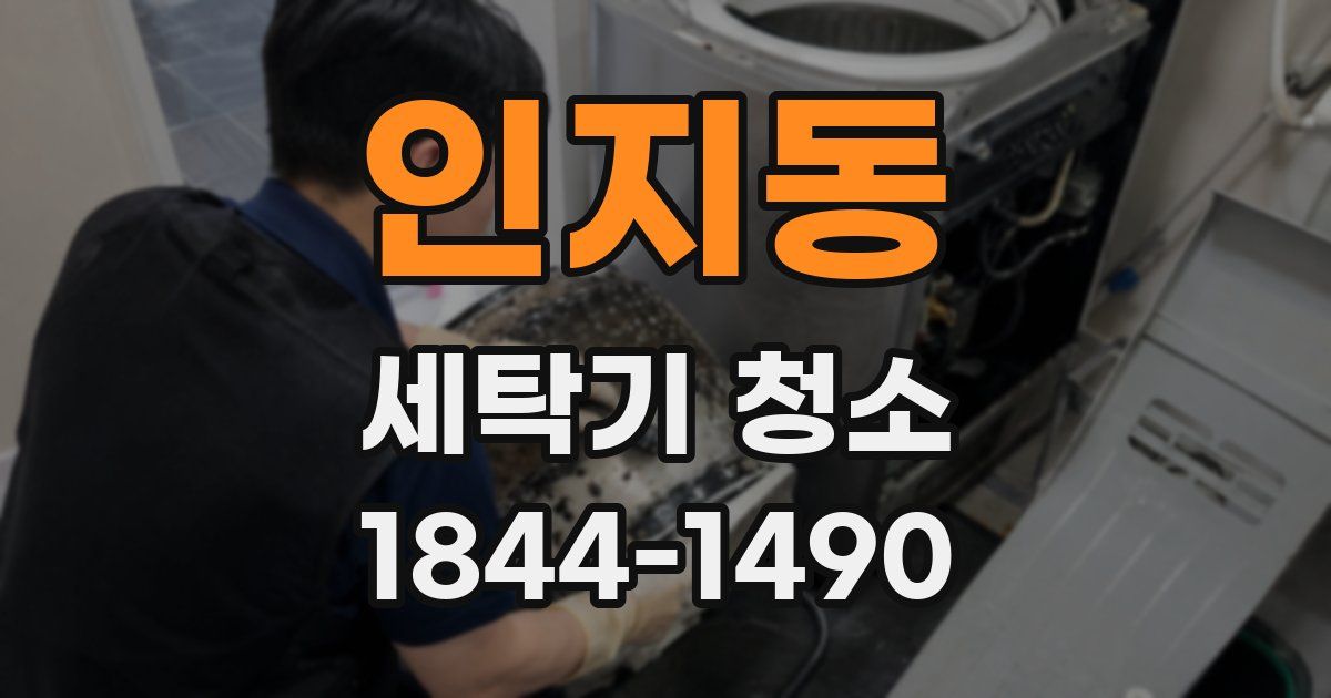 인지동 세탁기 청소