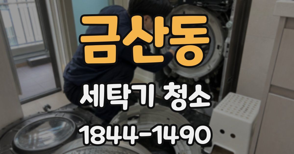 금산동 세탁기 청소