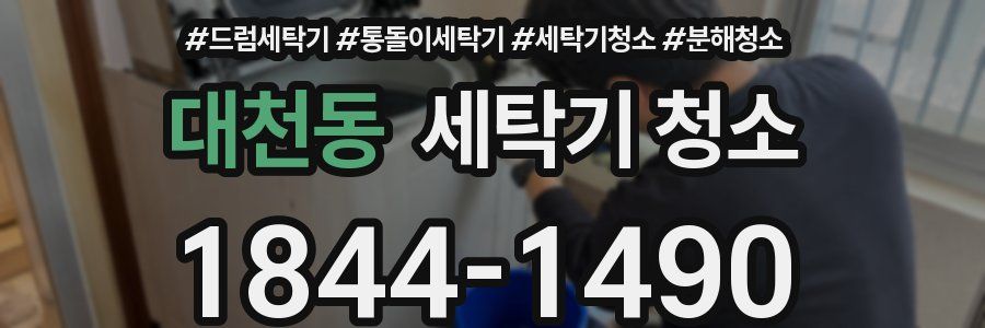 대천동 세탁기 청소