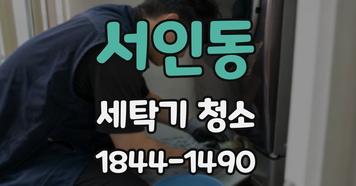 서인동 세탁기 청소