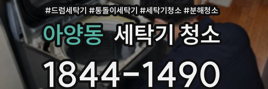 아양동 세탁기 청소
