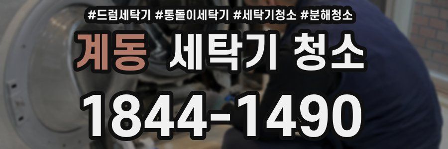 계동 세탁기 청소