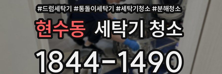 현수동 세탁기 청소