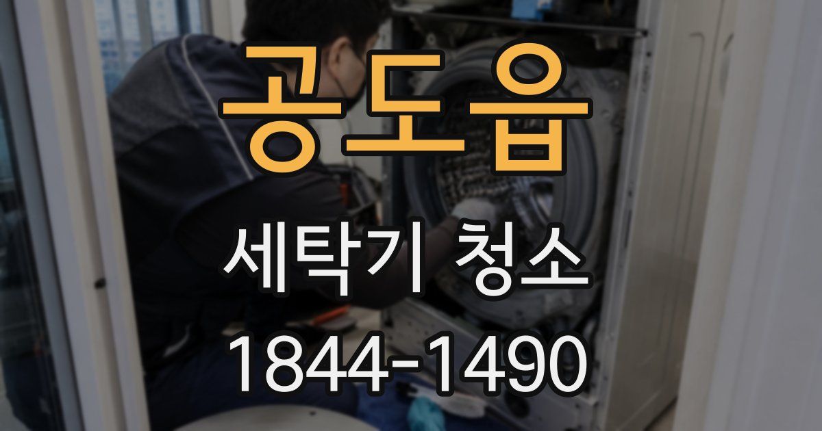 공도읍 세탁기 청소