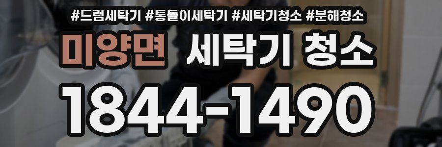 미양면 세탁기 청소
