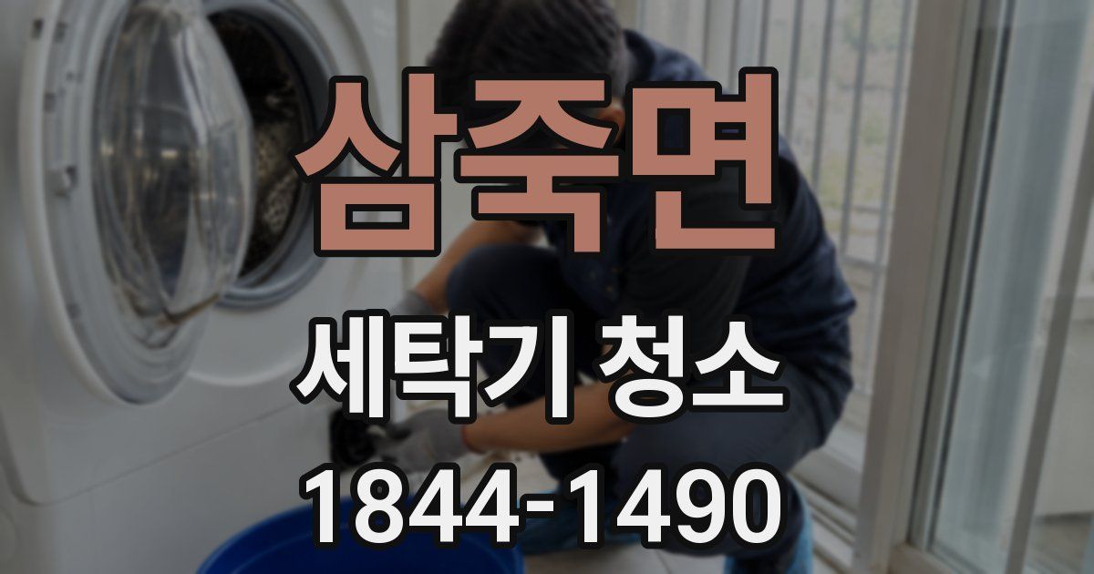 삼죽면 세탁기 청소