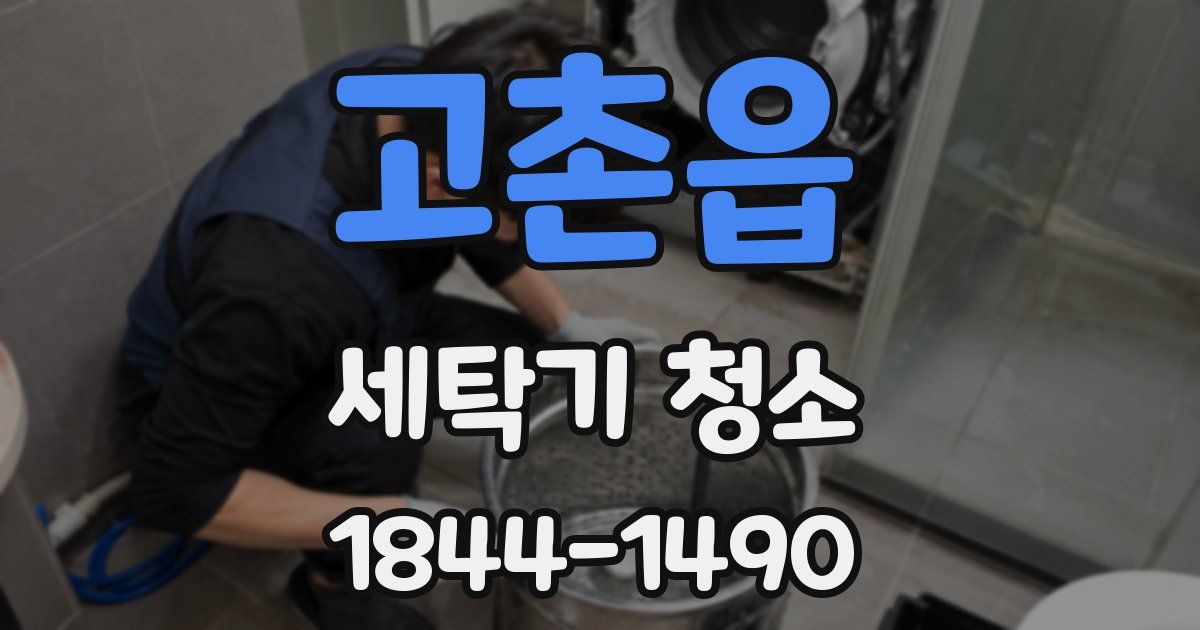 고촌읍 세탁기 청소