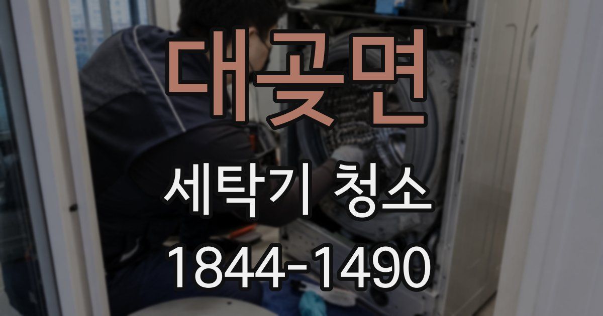 대곶면 세탁기 청소