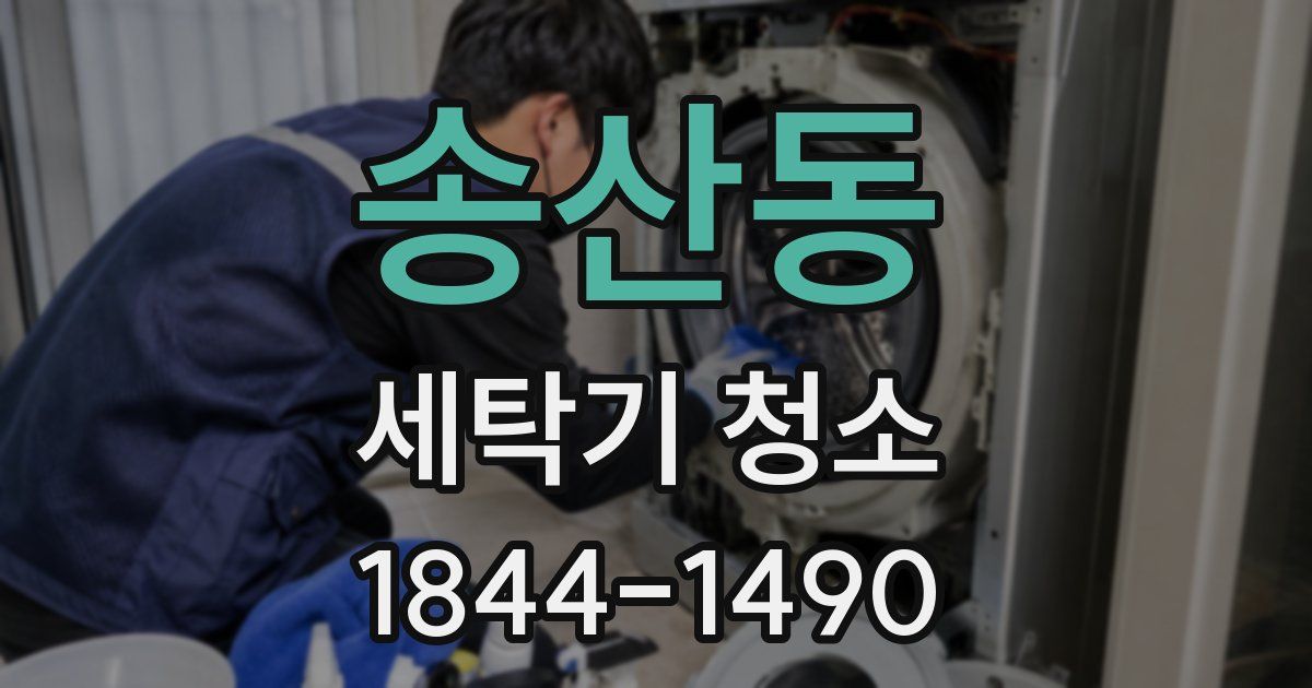 송산동 세탁기 청소