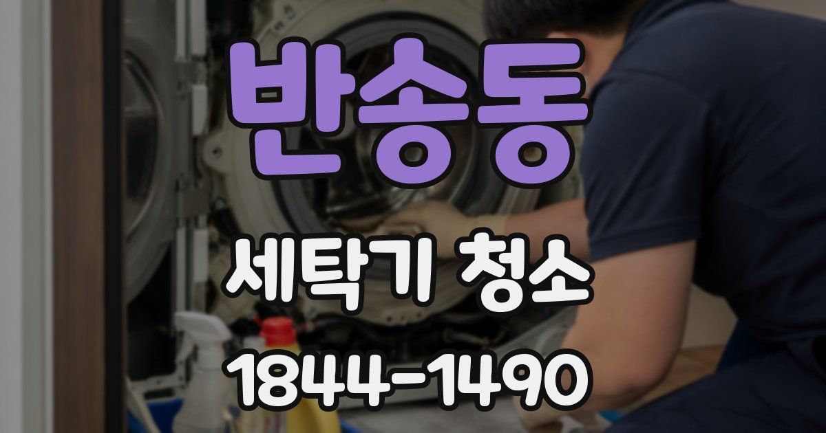 반송동 세탁기 청소