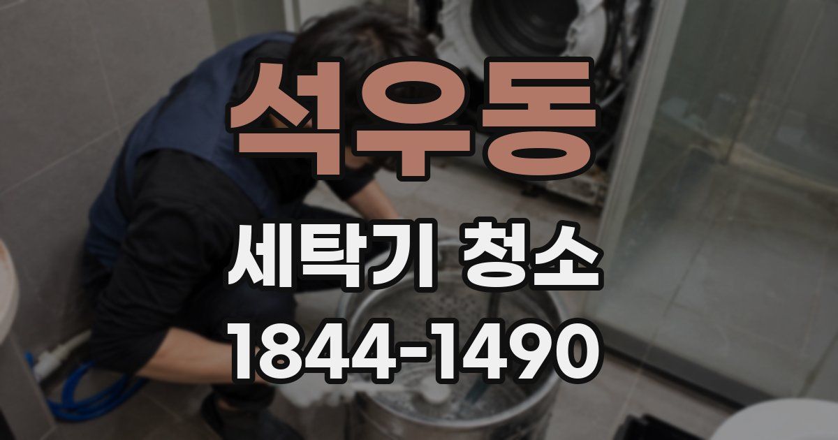 석우동 세탁기 청소