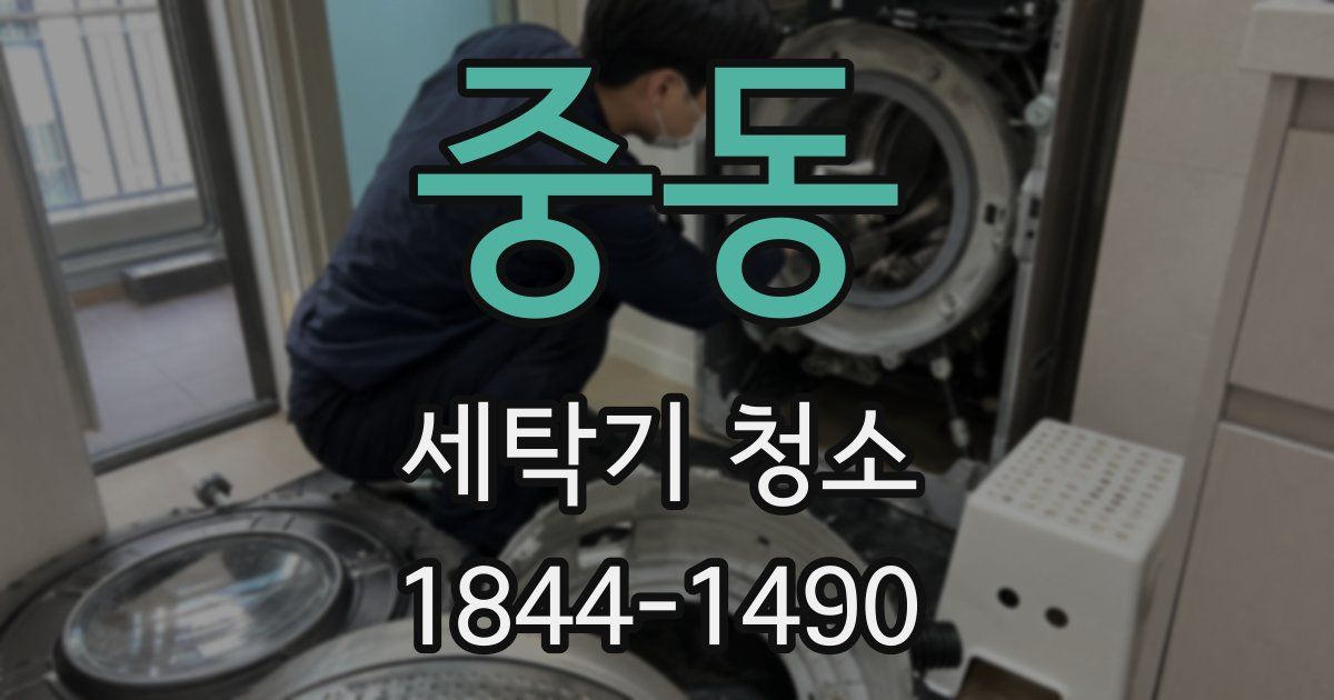 중동 세탁기 청소