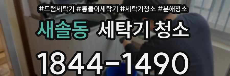 새솔동 세탁기 청소