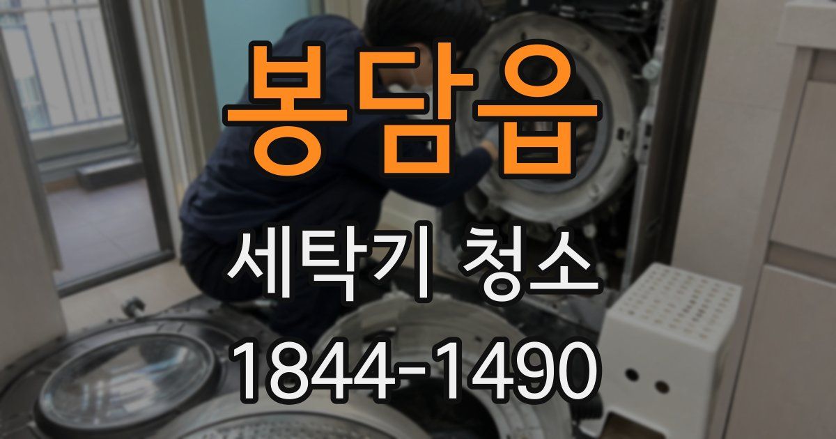 봉담읍 세탁기 청소