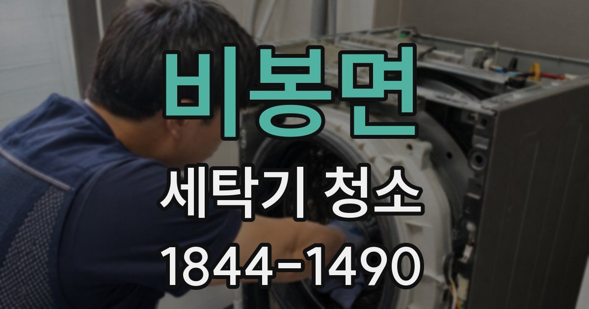 비봉면 세탁기 청소